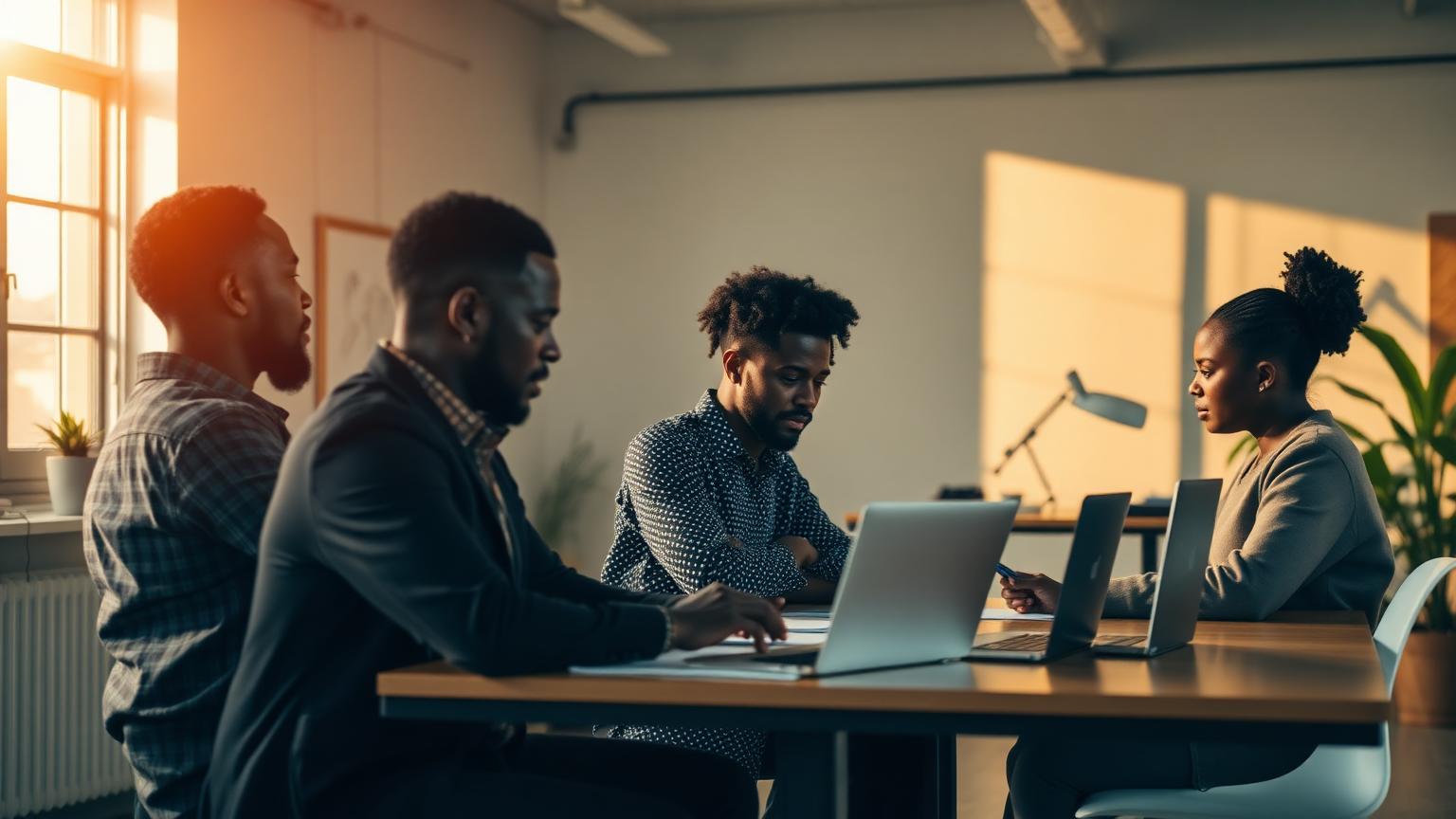 Équipe MAC AGENCE en atelier de travail à Lomé